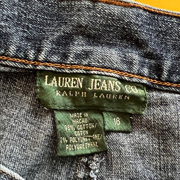 Ralph Lauren Women's Classic Blue Straight Leg Jeans - Picture 2 of 4